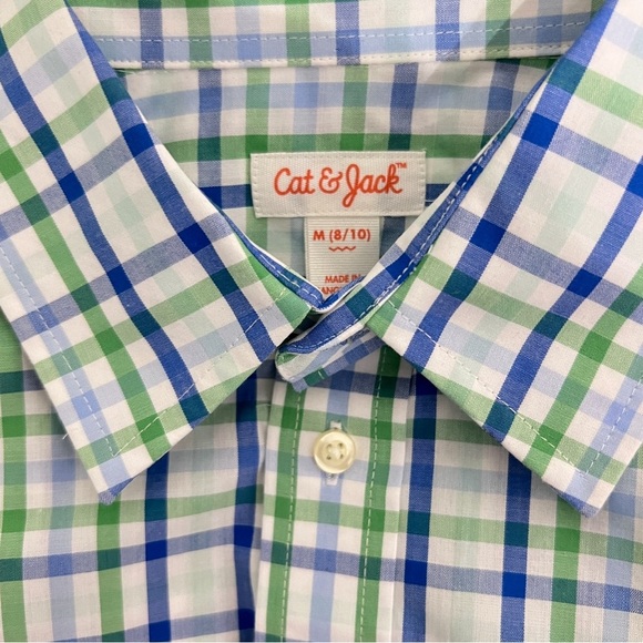 Boys Cat & Jack Long sleeve, button down dress shirt size Medium (8/10). - Picture 6 of 6